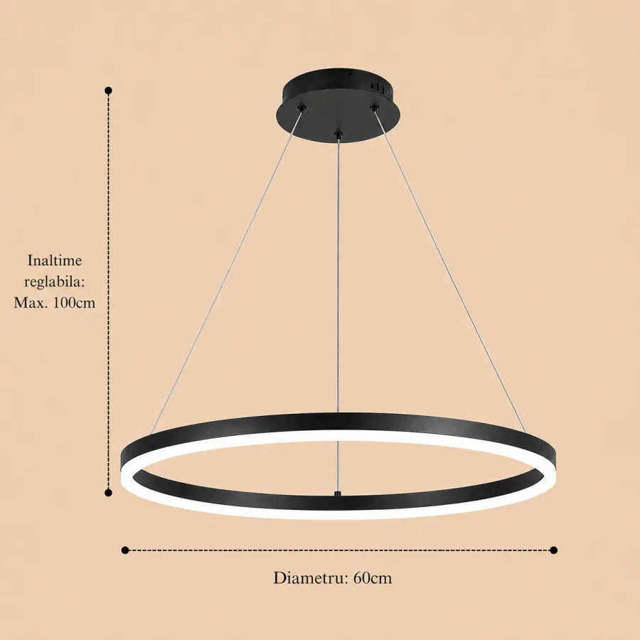 Vega-Lustra led cerc Diam.60cm
