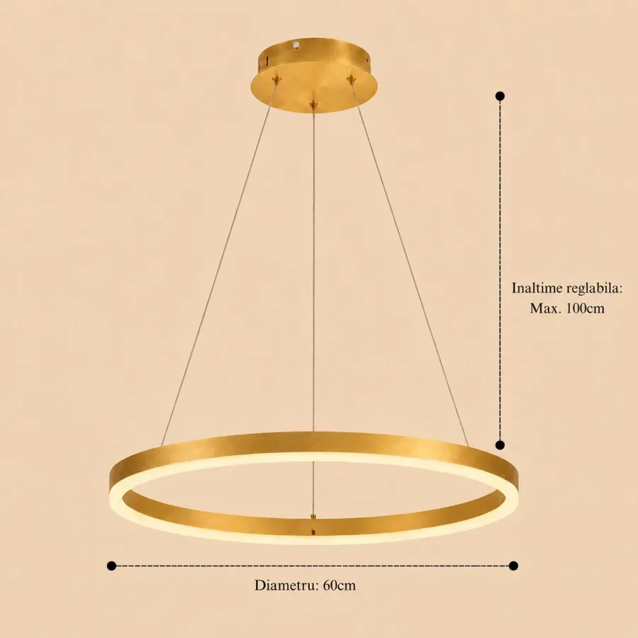 Vega-Lustra led cerc Diam.60cm