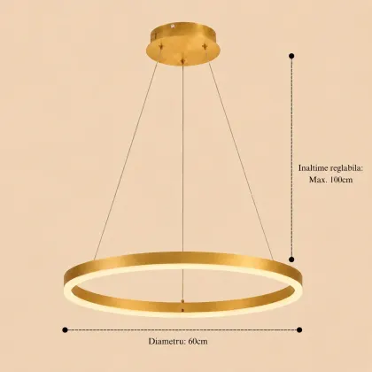 Vega-Lustra led cerc Diam.60cm
