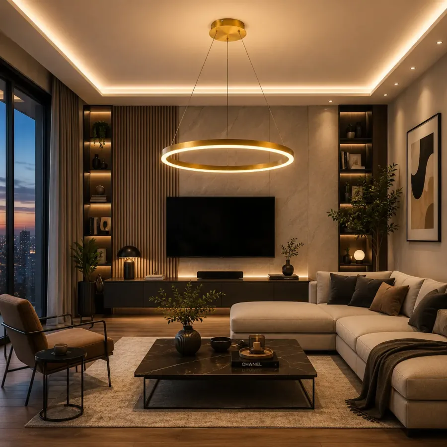 Vega-Lustra led cerc Diam.80cm