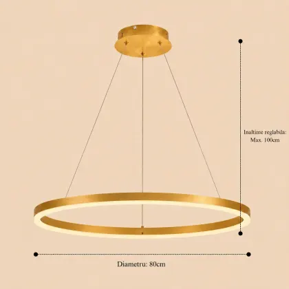 Vega-Lustra led cerc Diam.80cm