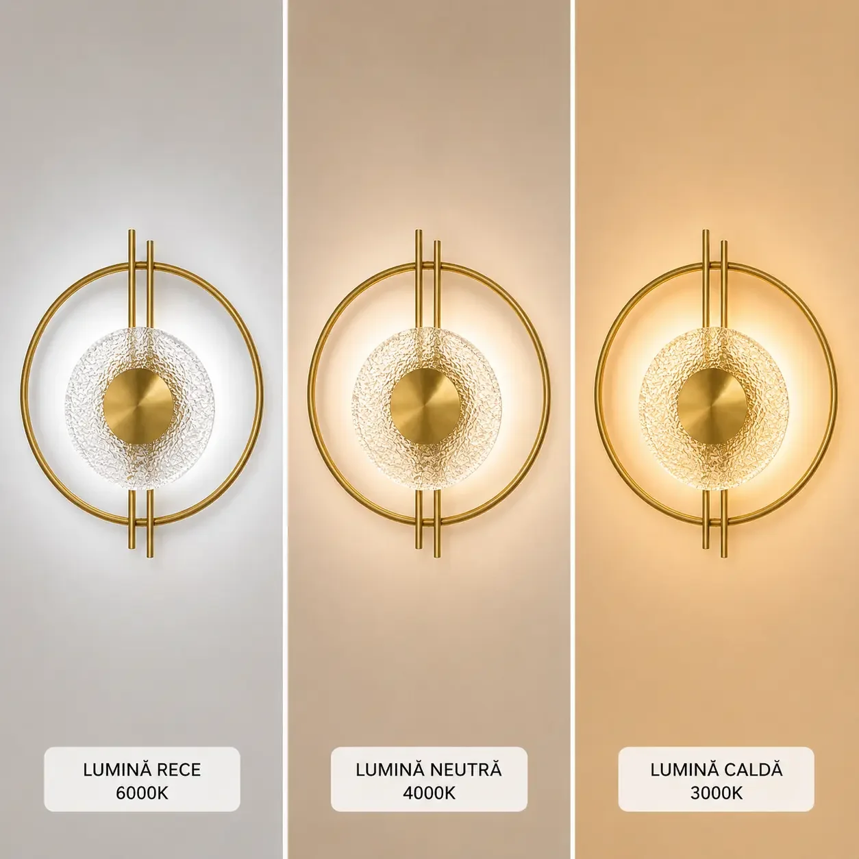 Coris-aplica led eleganta din sticla