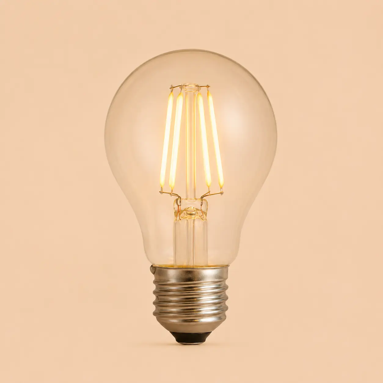 Bec Led Filament 4W E27 model A60