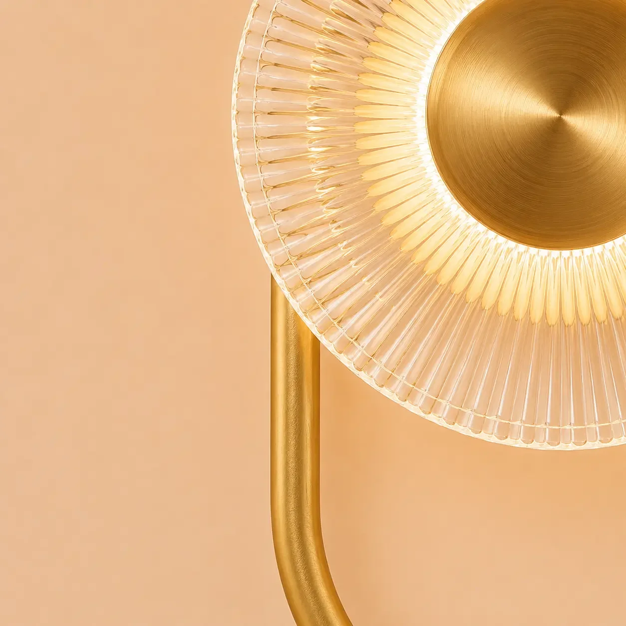 Dalis-aplica led eleganta din sticla