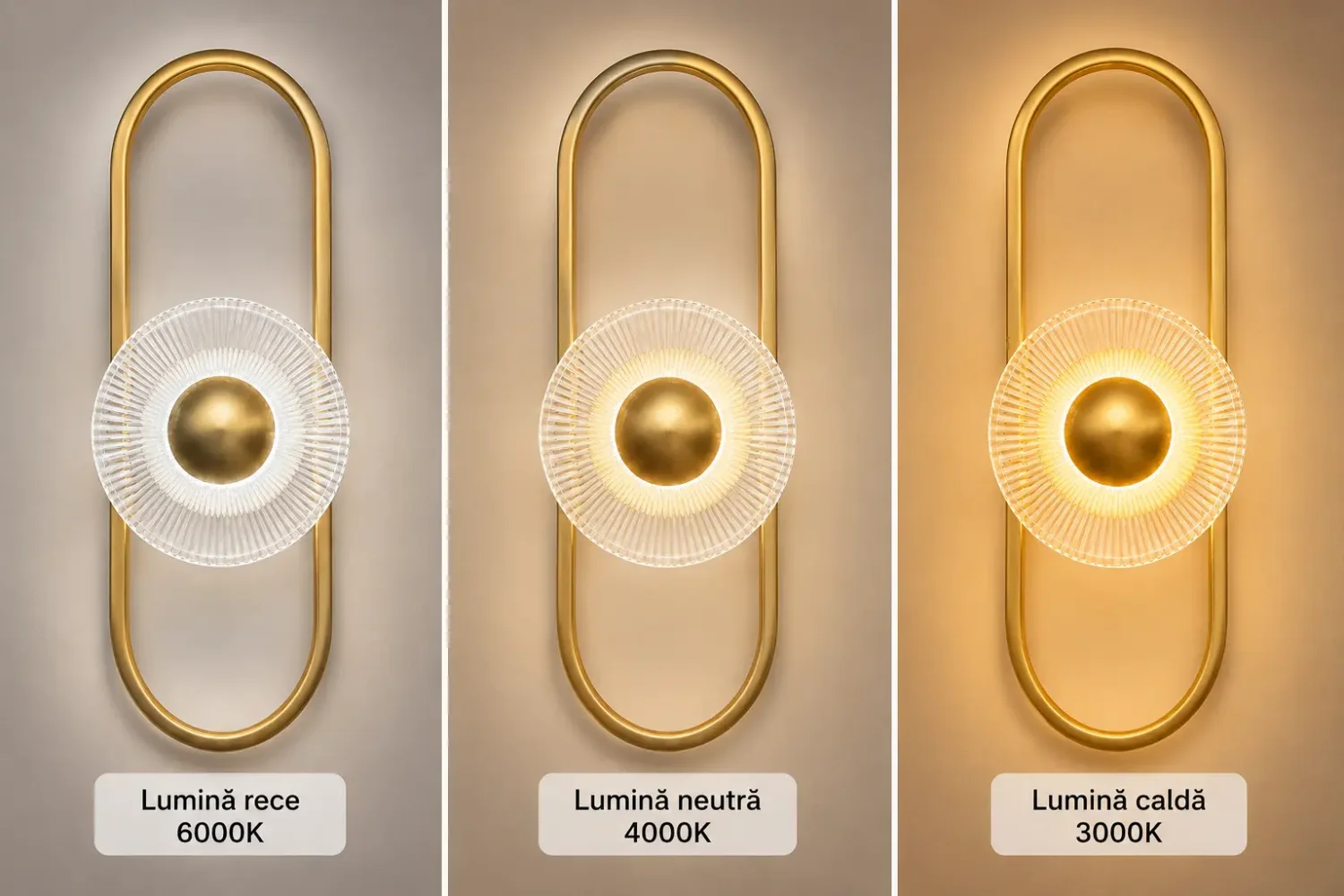 Dalis-aplica led eleganta din sticla