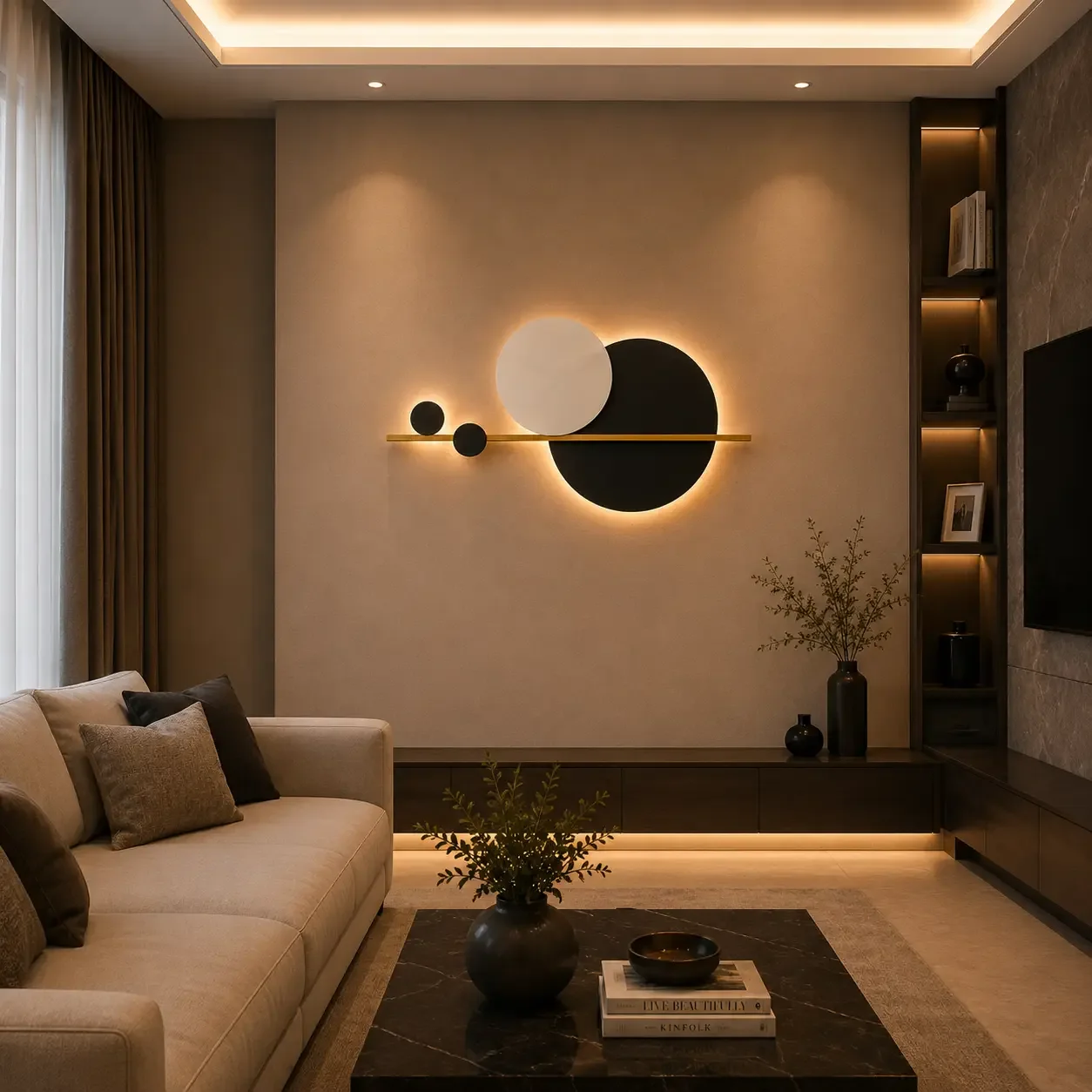 Elora-aplica led moderna lumina calda