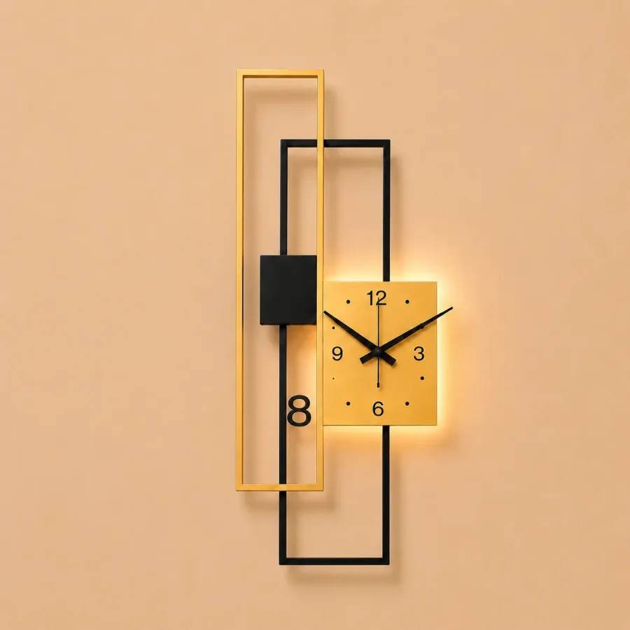 Arvion-aplica led ceas cu lumina calda