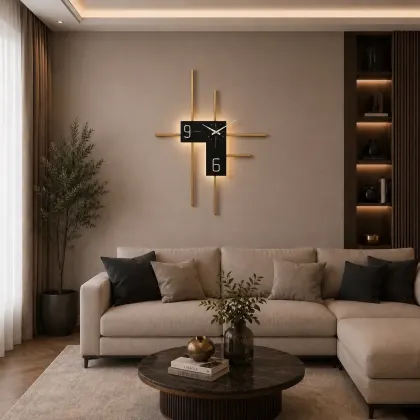 Relia-aplica led ceas cu lumina calda