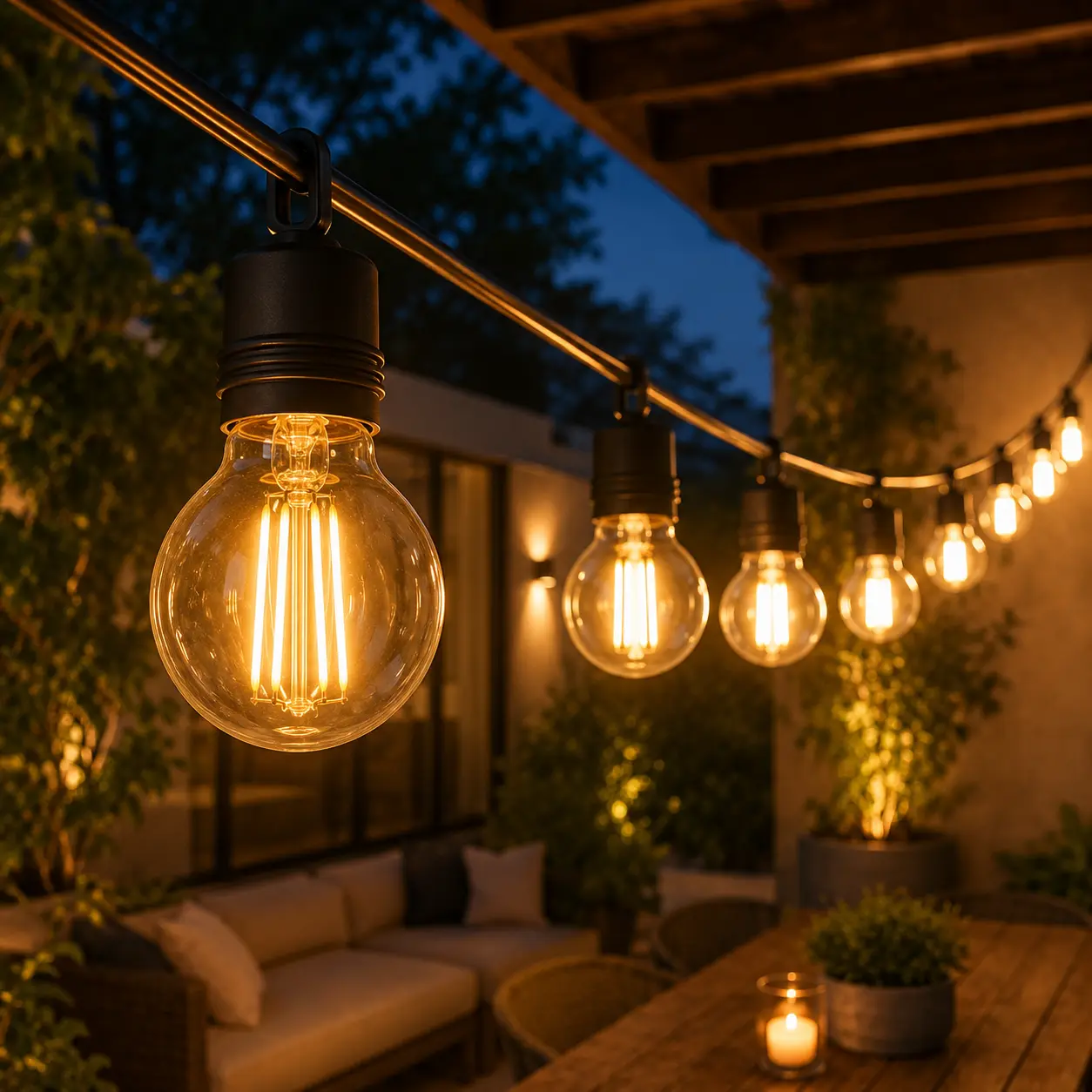 Bec Led Filament 8W E27 model A60