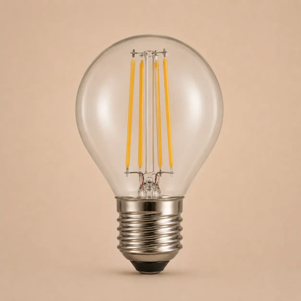 Bec Led Filament 4W E27 lumina calda model G45