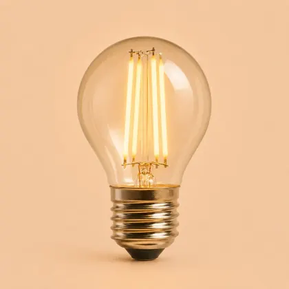 Bec Led Filament 4W E27 lumina calda model G45