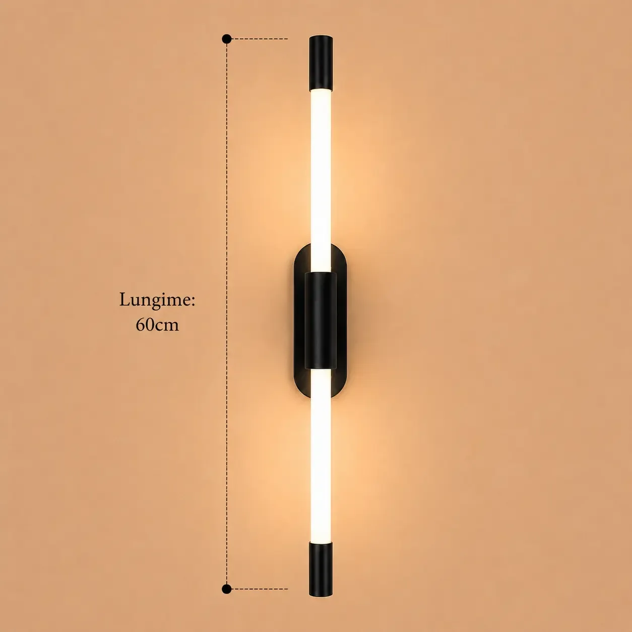 Thin-aplica tub led neagra