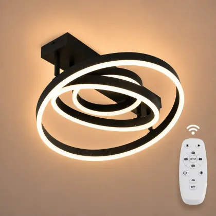 Blush-Lustra led cu cercuri orientabile
