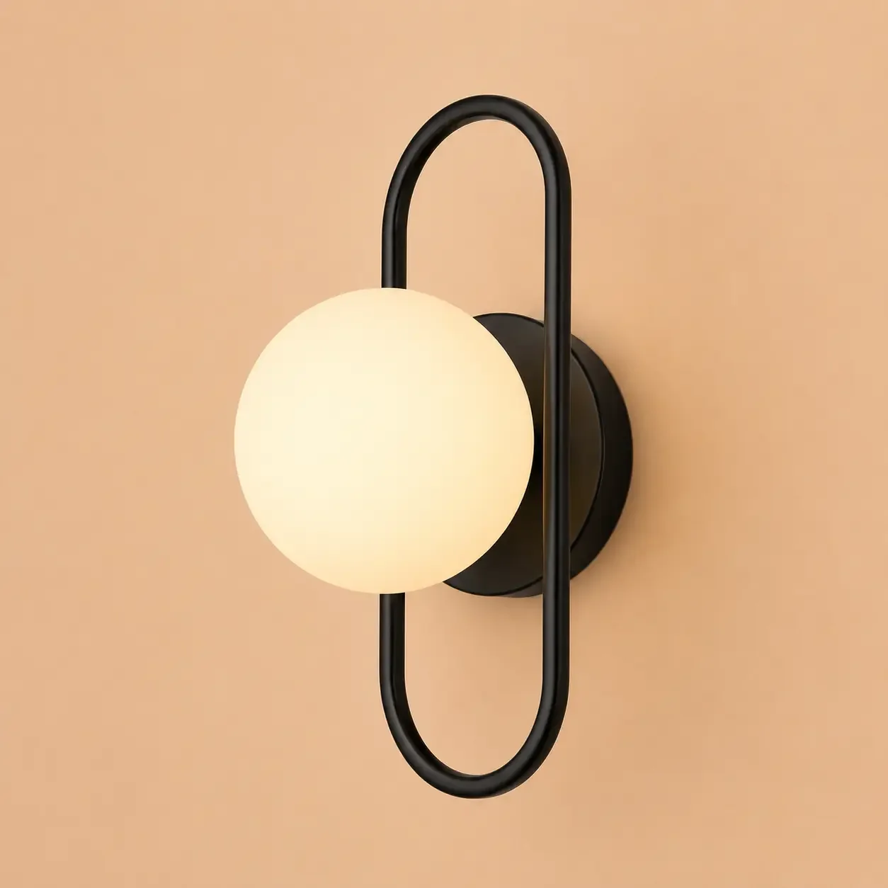 Alton-aplica cu glob alb mat
