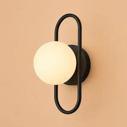 Alton-aplica cu glob alb mat
