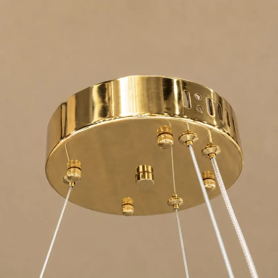 Angie-lustra led luxury cu cristale si telecomanda