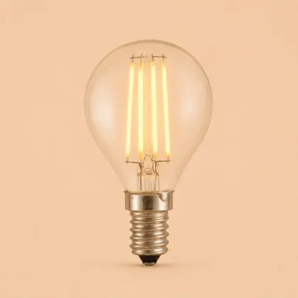 Bec Led Filament 4W E14 lumina neutra model G45