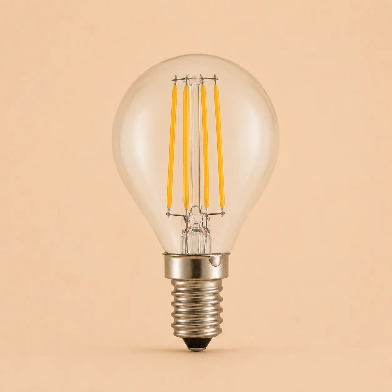 Bec Led Filament 4W E14 lumina neutra model G45