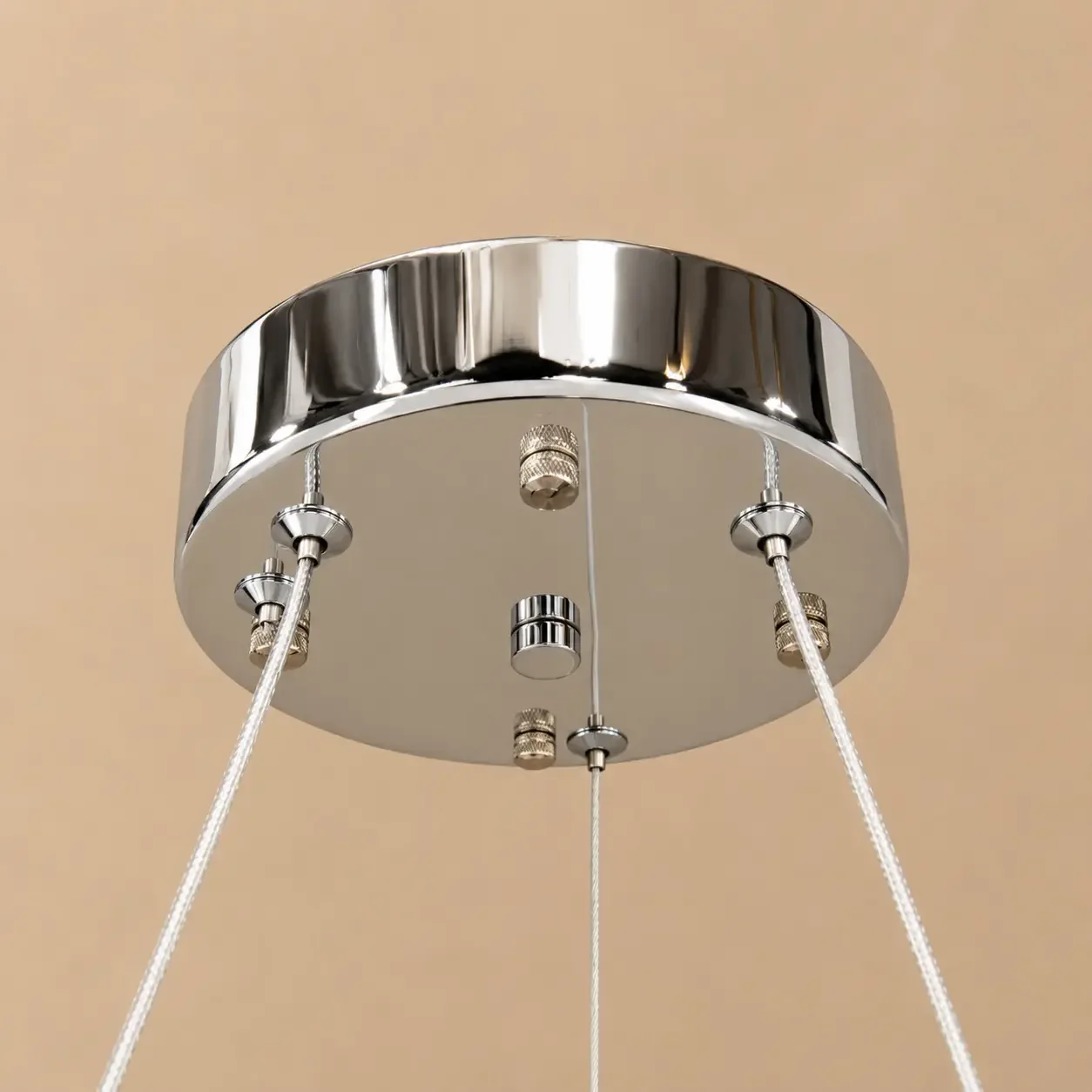 Angie-lustra led luxury cu cristale si telecomanda