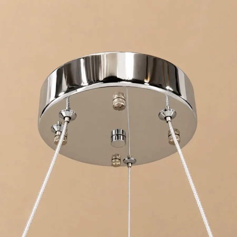 Angie-lustra led luxury cu cristale si telecomanda