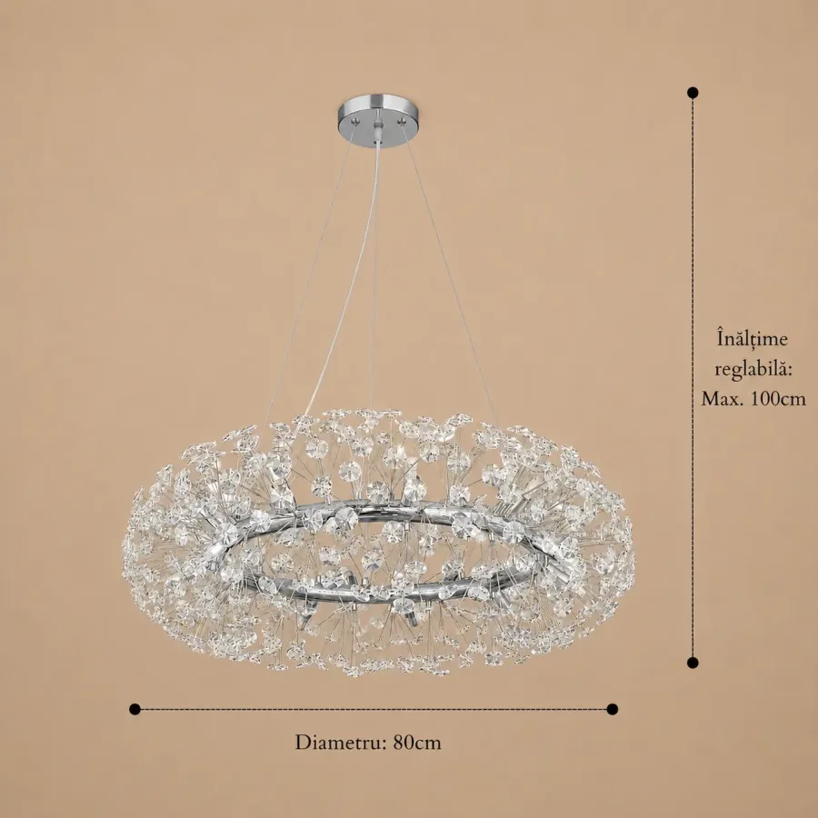 Elira-Candelabru Diam.80cm cu 20 Becuri