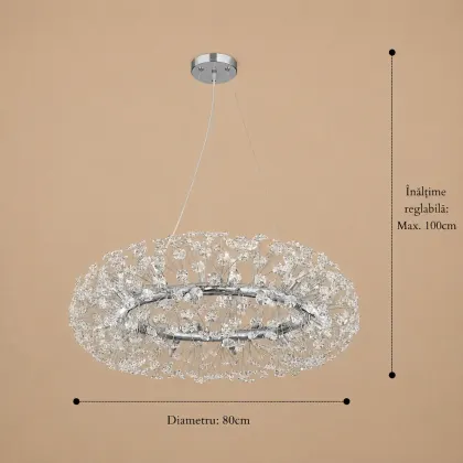 Elira-Candelabru Diam.80cm cu 20 Becuri