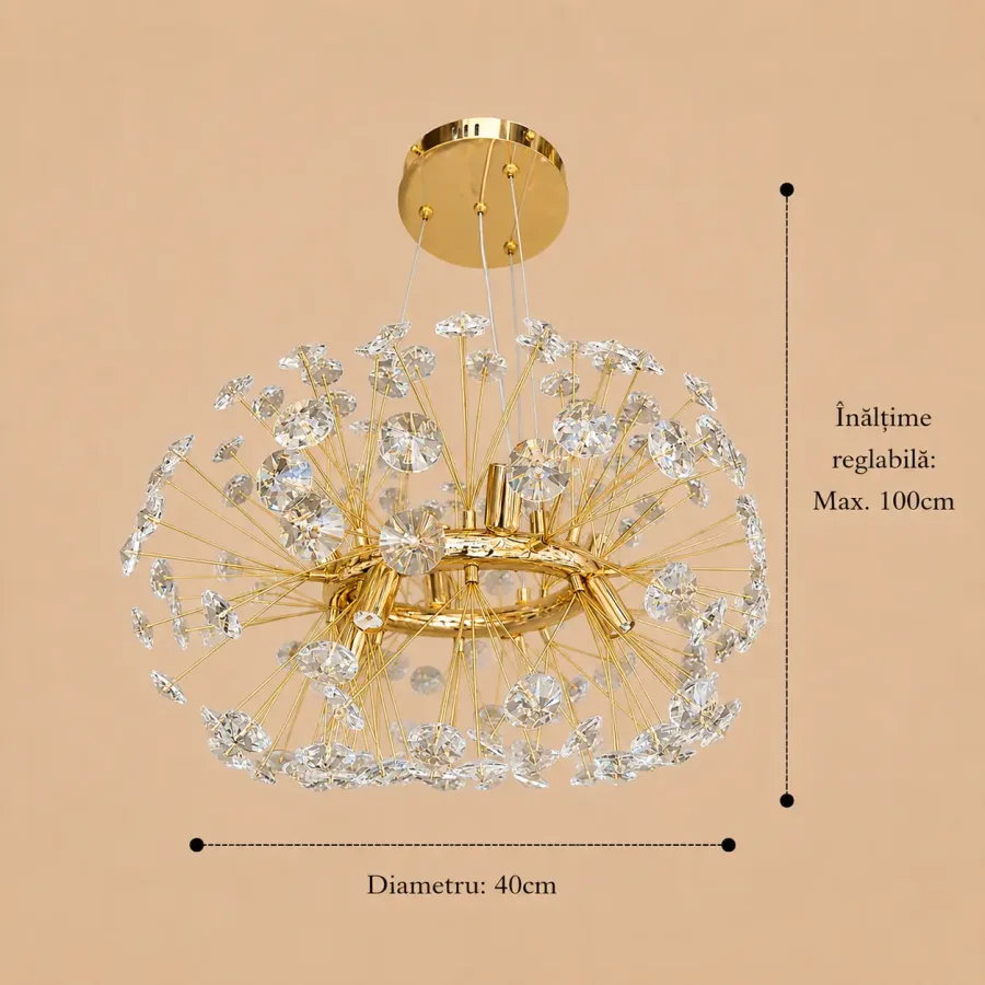 Elira-Candelabru Diam.40cm cu 8 Becuri