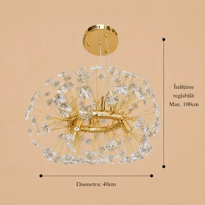 Elira-Candelabru Diam.40cm cu 8 Becuri