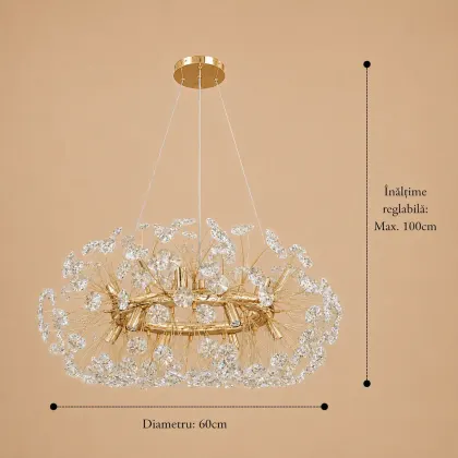 Elira-Candelabru Diam.60cm cu 12 Becuri