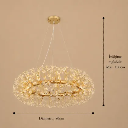 Elira-Candelabru Diam.80cm cu 20 Becuri