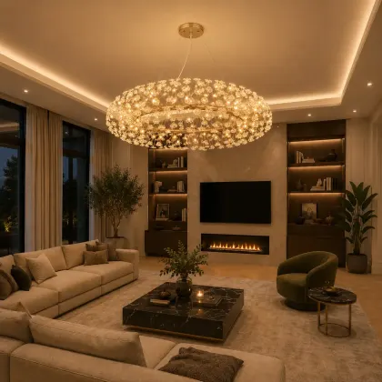 Elira-Candelabru Diam.80cm cu 20 Becuri