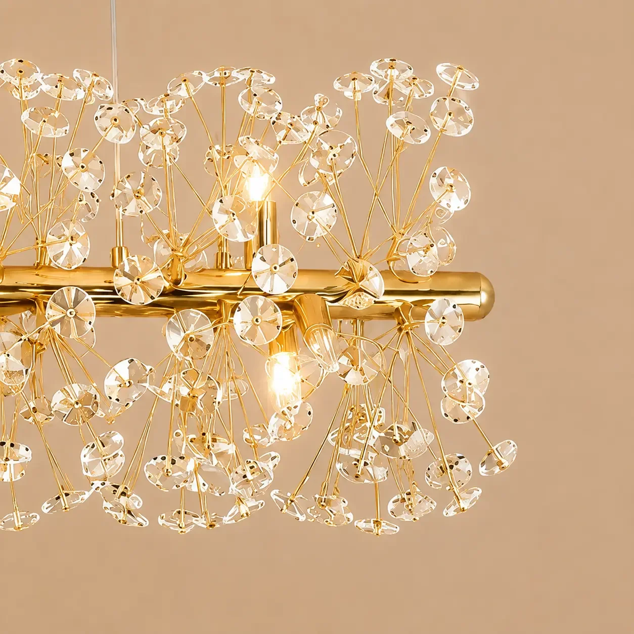 Elira-Candelabru Lung 90cm cu 12 Becuri