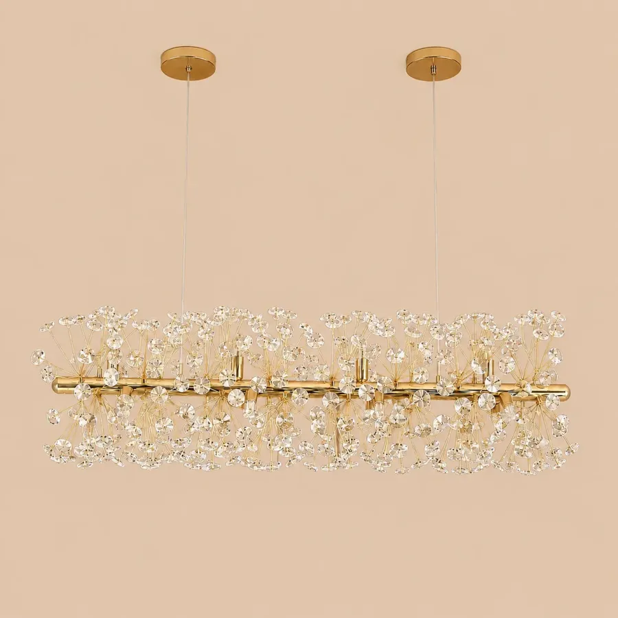 Elira-Candelabru Lung 90cm cu 12 Becuri