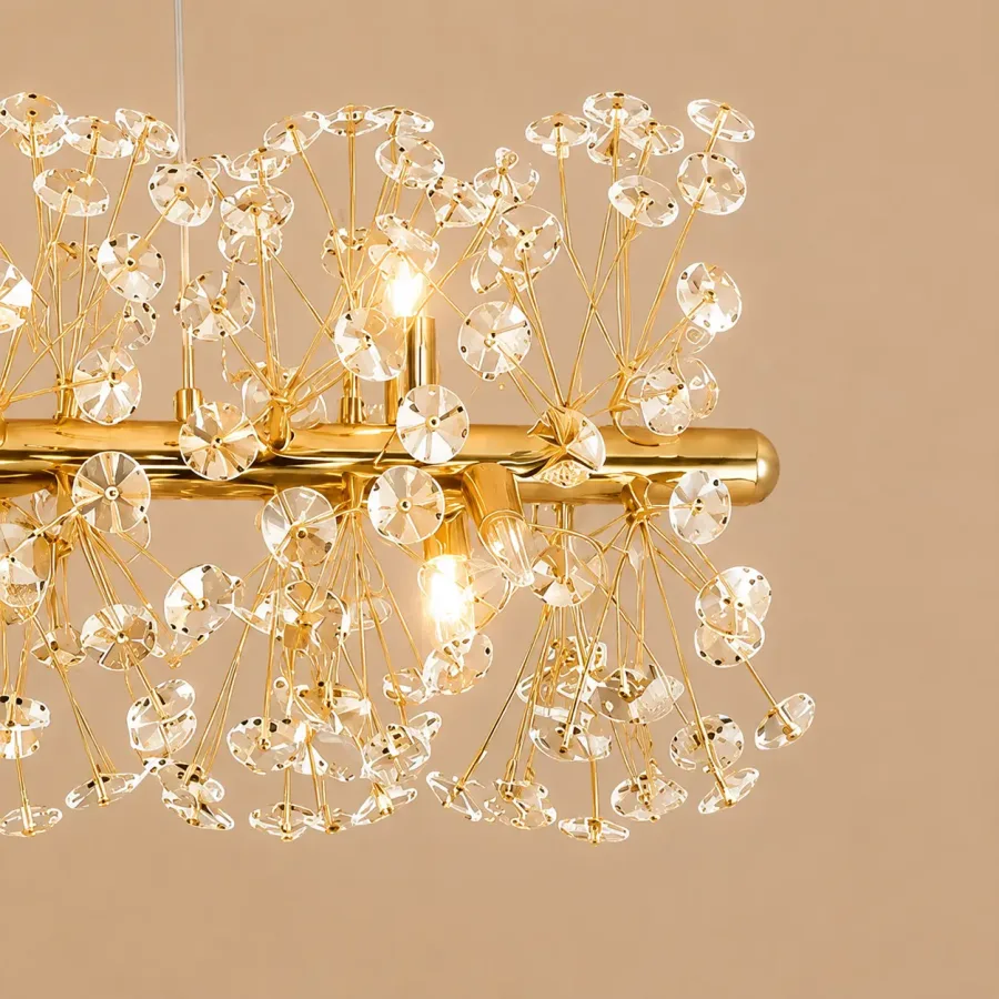 Elira-Candelabru Lung 90cm cu 12 Becuri