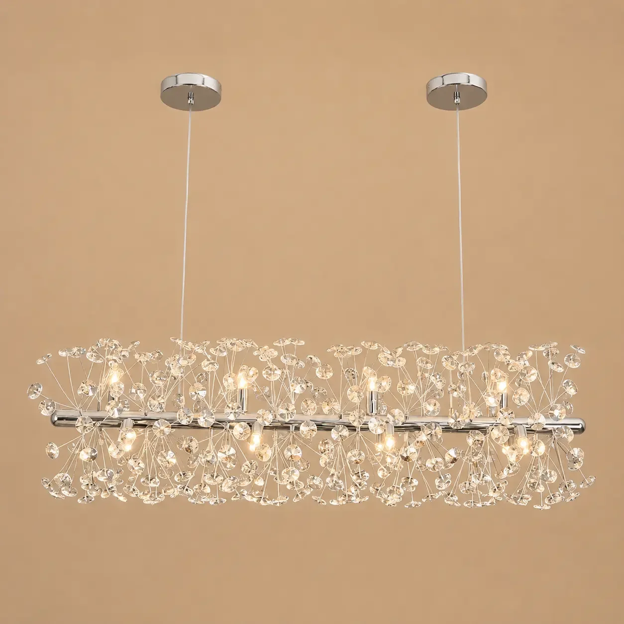 Elira-Candelabru Lung 90cm cu 12 Becuri