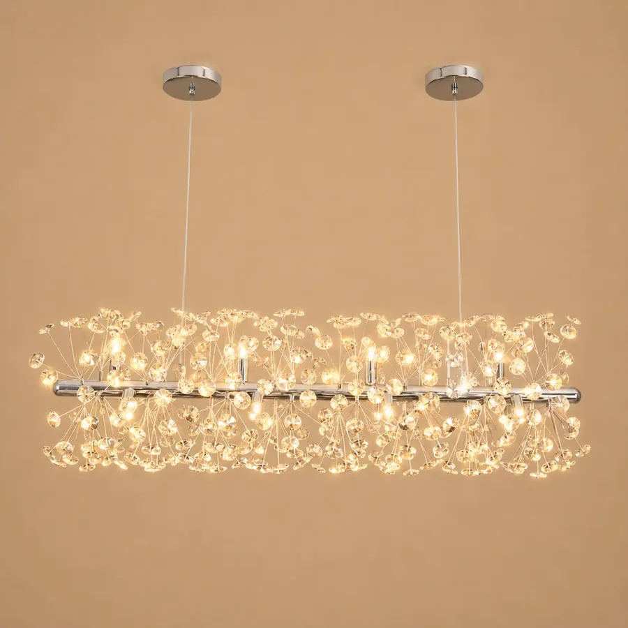 Elira-Candelabru Lung 90cm cu 12 Becuri