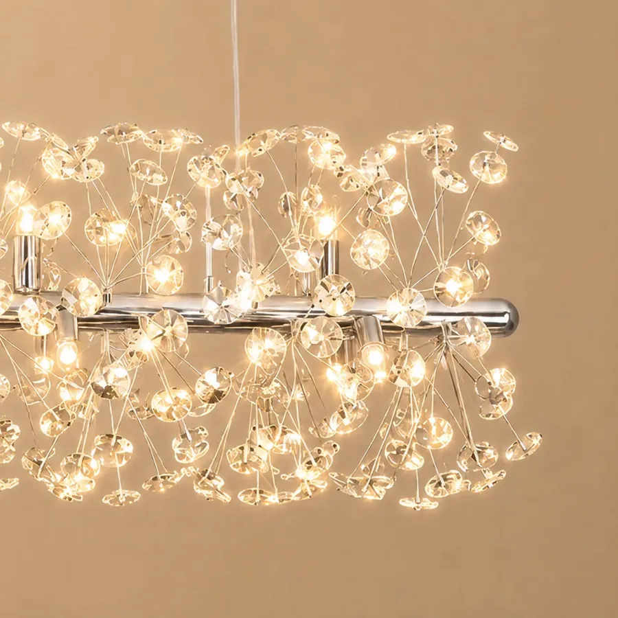 Elira-Candelabru Lung 90cm cu 12 Becuri