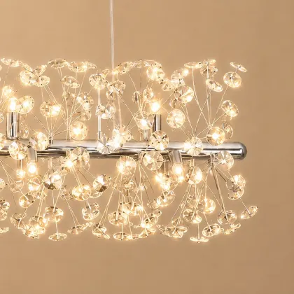 Elira-Candelabru Lung 90cm cu 12 Becuri