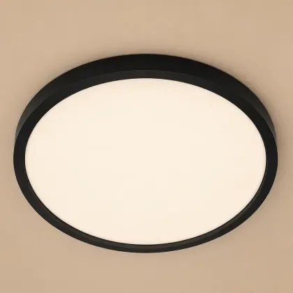 Nordica-plafoniera led Diam.50cm cu rama neagra