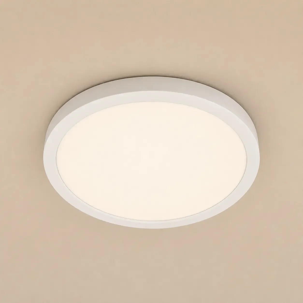 Nordica-plafoniera led Diam.40cm cu rama alba