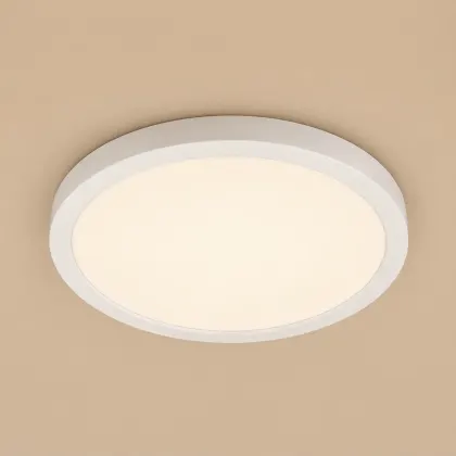 Nordica-plafoniera led Diam.50cm cu rama alba