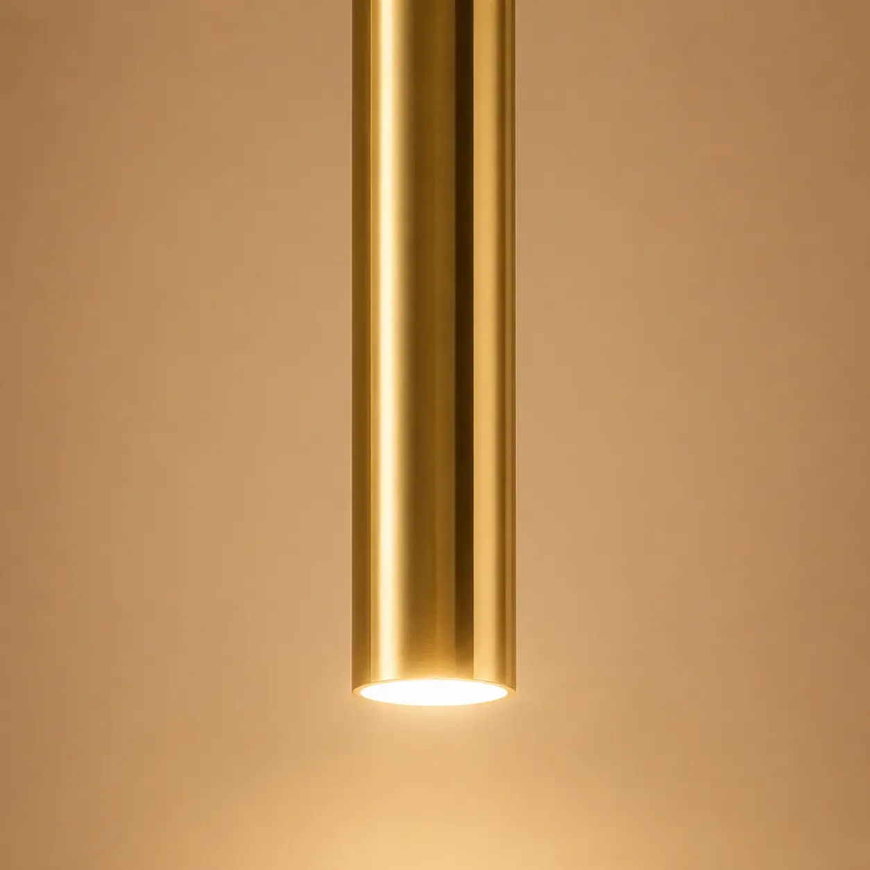 Basic-pendul led cilindric auriu