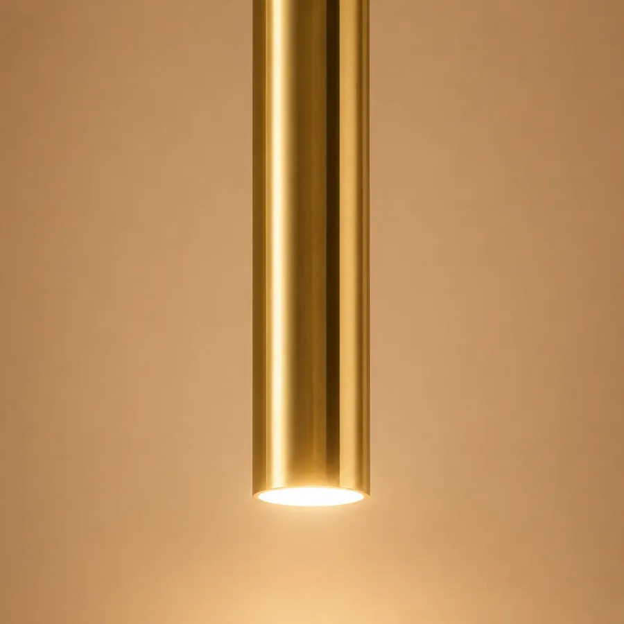 Basic-pendul led cilindric auriu