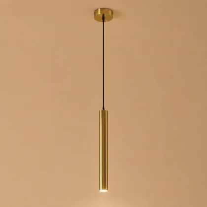 Basic-pendul led cilindric auriu