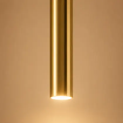 Basic-pendul led cilindric auriu