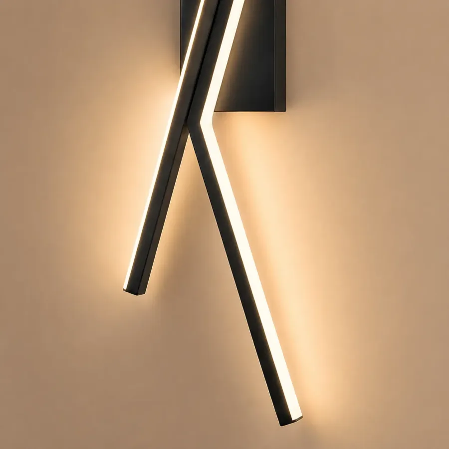 Twin-aplica led minimalista 62cm