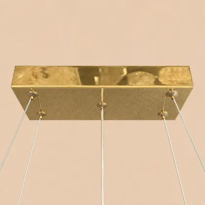 Celia-lustra led semiluna cu pietre de cristal