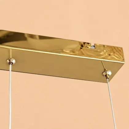 Celia-lustra led linie cu pietre de cristal