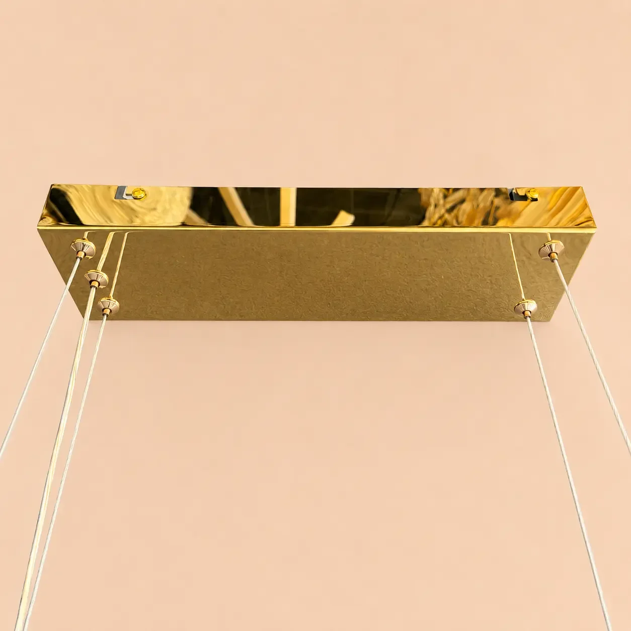 Celia-lustra led ovala cu pietre de cristal