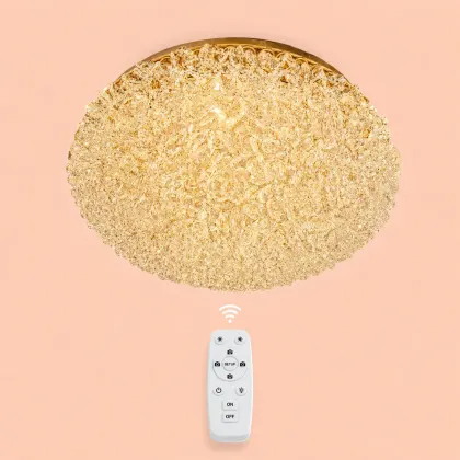 Celia-lustra led aplicata Diam.50cm cu pietre de cristal